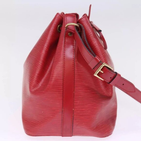 LOUIS VUITTON Epi Petit Noe Shoulder Bag Red - Picture 9 of 15
